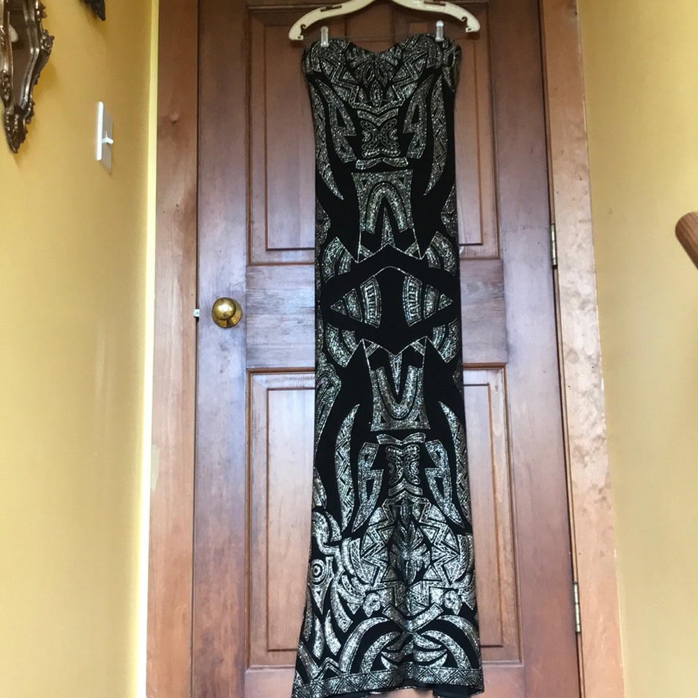 PromGirl sparkly, sleek gown